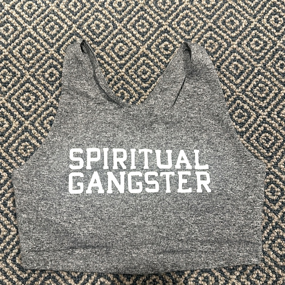 Spiritual Gangster cropped bra/tank